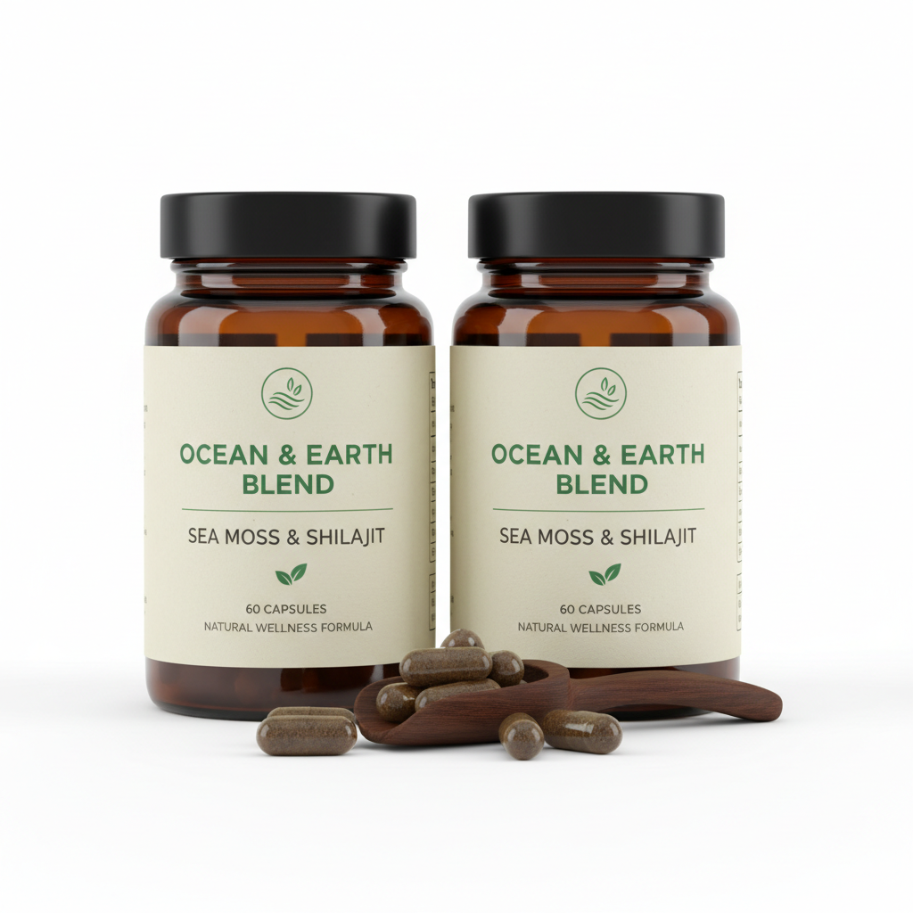 Sea Moss & Shilajit Dynamic Vitality Bundle 60 Count
